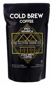 Product Photo showing Glover Grind Company Brand Cold Brew Coffee Pods